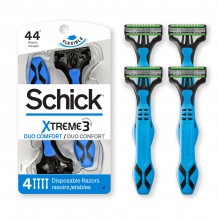 SCHICK XTREME 3 DUOCOMFRT 4CT
