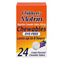 MOTRIN/CHILD CHW TAB D/F GRP 24