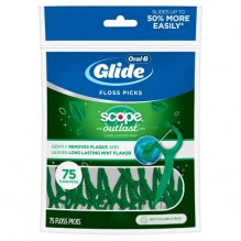 GLIDE MINT FLOSS PICK W/SCOP 75