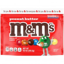 MARS M&M PNT BTTER 9OZ S/UP BAG