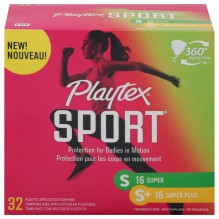 PLAYTEX SPORT 32CT R/S/S+