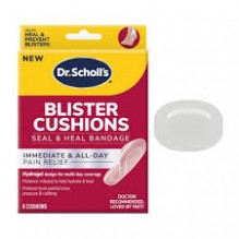 SCHOLL BLISTER CUSHN/BANDGS 8CT