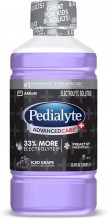 PEDIALYTE 33.8OZ ADV ICED GRAPE