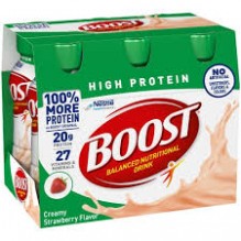 BOOST HI-PROT STRAWBR 6-8OZ CS4