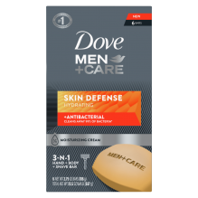 DOVE 3.75OZ BAR MEN SKN DFND 6P