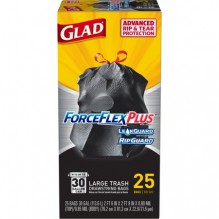GLAD F-FLX TRSH D/S 30G 6/25CT