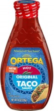 ORTEGA TACO SAUCE HOT 8 OZ