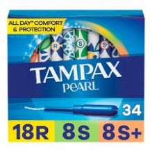 TAMPAX PEARL 34CT MULTIPACK 2X