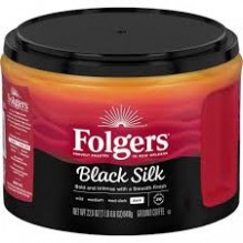 FOLGERS BLACK SILK 22.6 OZ CS/6