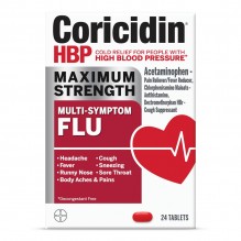 CORICIDIN HBP M/S FLU 24CT