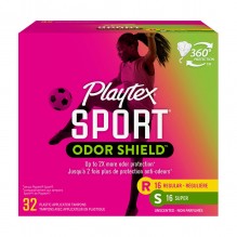 PLAYTEX SPORT 32CT O/S MULTI PK