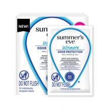 SUMMER EVE CLOTHS 12CT ODOR BLK