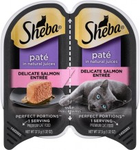 SHEBA SALMON ENTREE 1.32OZ