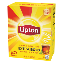 LIPTON TEA EXTRA BOLD 80CT