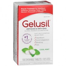 GELUSIL TABS PEPERMINT 100 CT