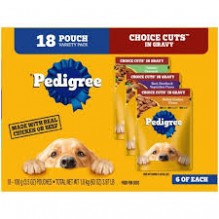 PEDIGREE BEEF/CHK CS2/18 POUCH