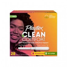 PLAYTEX CLEAN COMFRT R/S 28CTQQ