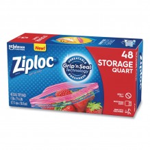 ZIPLOCK QT STORAGE BAGS 48CT