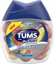 TUMS 28'S CHEWY GAS RELIF BRRY