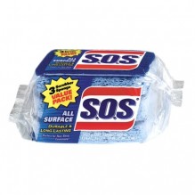 S.O.S ALL SURFACE SPONGE 3CT