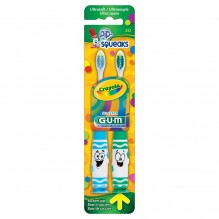 GUM CRAYOLA T/B 2PK PIPSQEKE