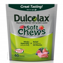 DULCOLAX SOFTCHEW ASST BRY 60CT