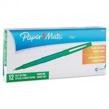 PAPERMATE FLAIR PG 12CT GREEN