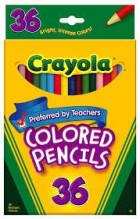 CRAYOLA COLOR PENCILS 36CT