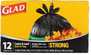 GLAD LAWN BAG 39 GALLON 12/12CT