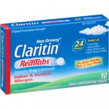 CLARITIN ALLGY 24 HR RED/TAB 10