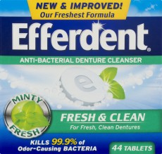 EFFERDENT PLUS MINT 44CT