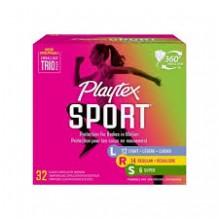 PLAYTEX SPORT 32CT L/R/S