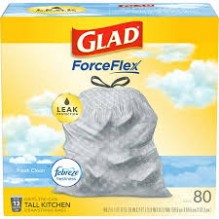 GLAD TALL KTCH D/S 13G 80C FRSH