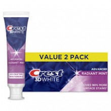 CREST 3D WHT 3.3Z T/P MNT 2PK