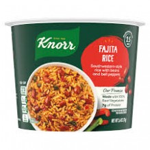 KNORR RICE CUP FAJITA 2.6OZ