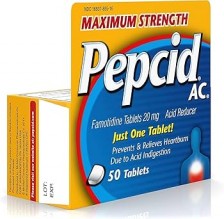 PEPCID MAX-STRENGTH TABS 50 CT