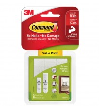 3M COMMAND HANG STRIPS 12CT