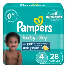 PAMPERS BABY DRY SZ4 JMBO 28C