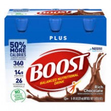 BOOST PLUS CHOCOLT 8OZ/6PKS CS4