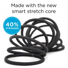 GOODY BRAID ELAS O-LESS BLK 32S