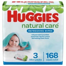 HUGGIES WIPES 3PK REFSH 56CT