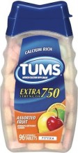 TUMS 96'S X-S ASSORTED FLAVORS