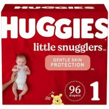 HUGGIES GIGA LIL SNUG SZ1 96 CT