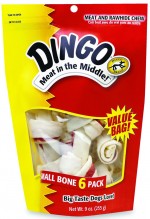 DINGO SMALL WHITE VALU BAG 6PK