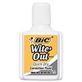 BIC/WITE-OUT PLUS QUICK DRY-WHT