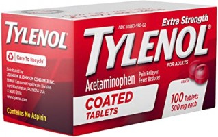 TYLENOL COATED TABLETS 100 CT