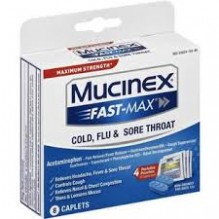MUCINEX FAST-MX CAP CLD/FLU 8CT