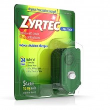 ZYRTEC 10MG TABS 5CT