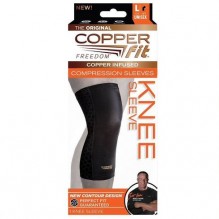COPPER FIT COMP KNEE SLEEVE LRG
