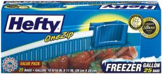 HEFTY SLIDER BAG GALL 25CT FREZ